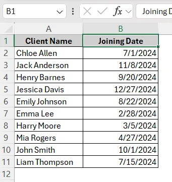 Basic Date Addition Using a Simple Formula