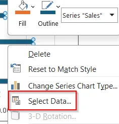 Insert a Separate Data Series to Add a Line