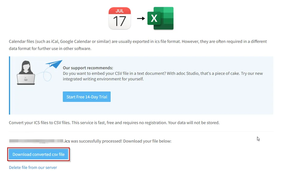 Export Events Using Google Takeout (Manual Method)