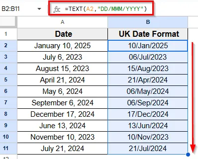 Using The TEXT Function For Formatting