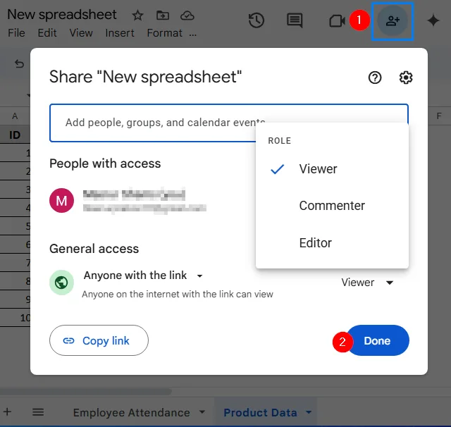 Hide Sheets by Creating Separate Spreadsheets for Different Users