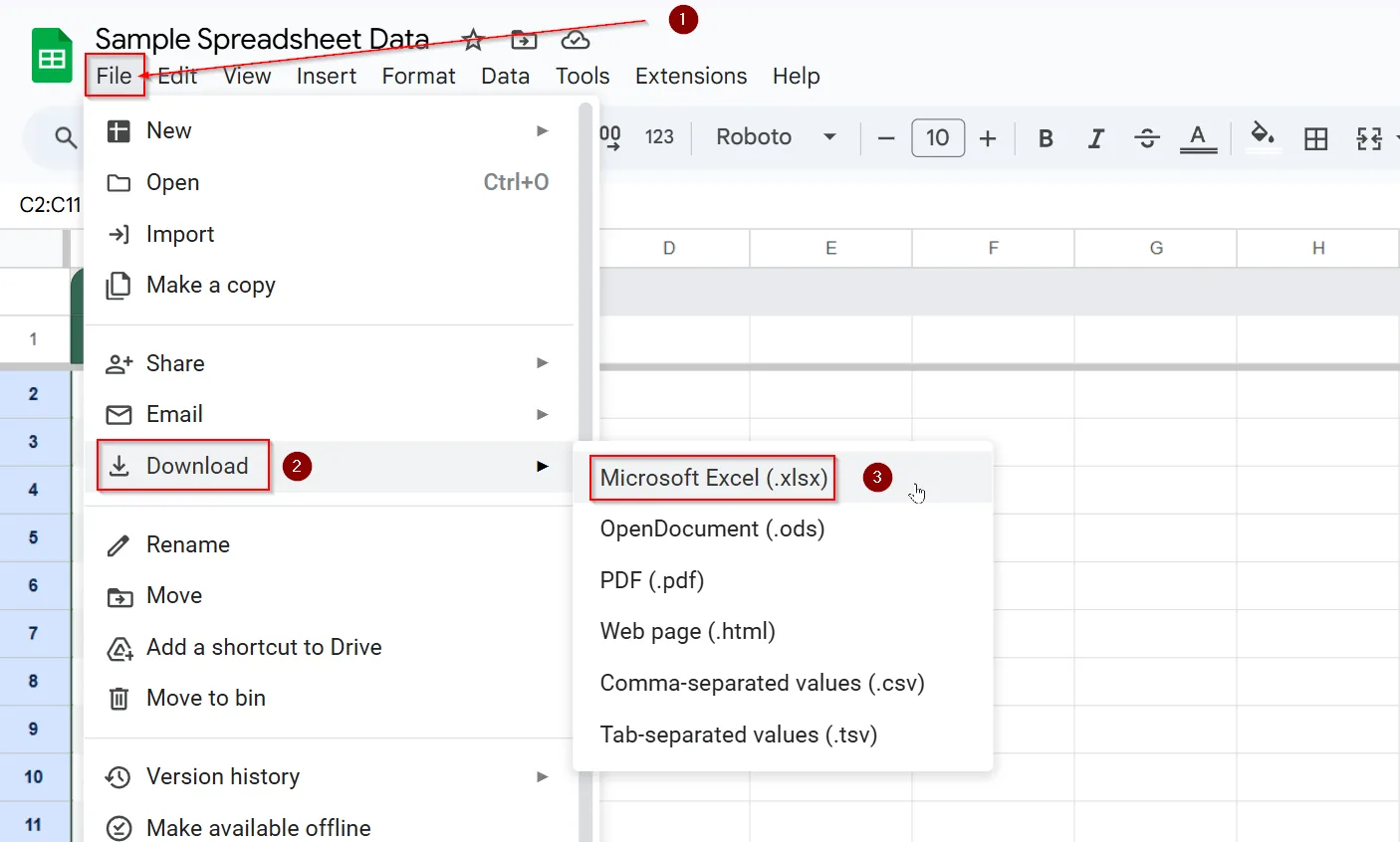 Export as Excel for Password