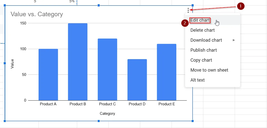Use Standard Deviation to Create Dynamic Error Bars in Google Sheets