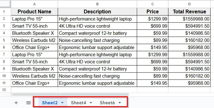 Using Google Apps Script to Delete Multiple Sheets