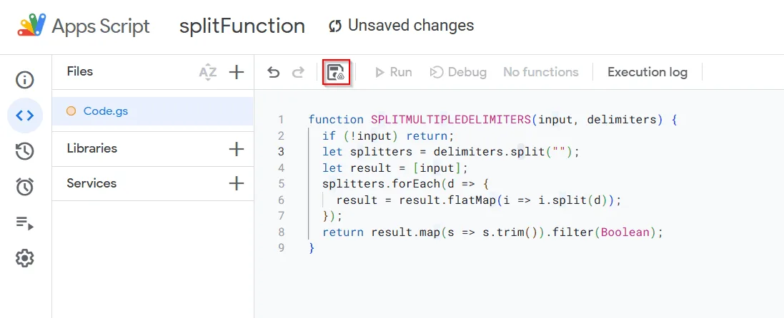 Automatically Split Cells by Multiple Delimiters with Apps Script in Google Sheets