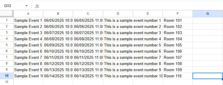 Export Events Using Google Takeout (Manual Method)