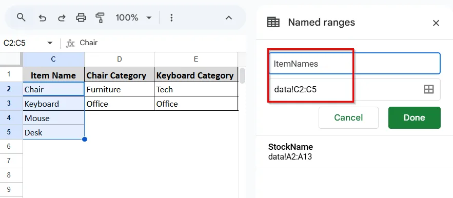 Create a Dependent Drop-down List
