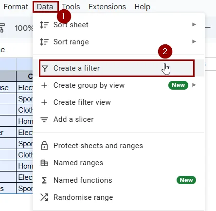 Sorting with Filters for Temporary View