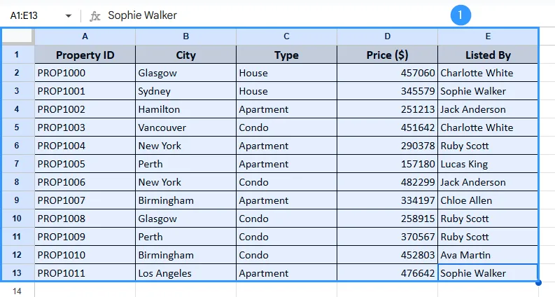 Filter Multiple Conditions without Using Formulas