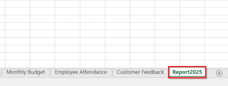 Check Whether a Sheet Exists and Create It If It Doesn’t