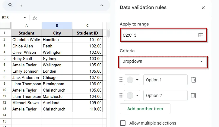 Duplicate Entry Validation