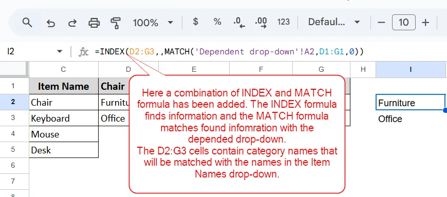 Create a Dependent Drop-down List