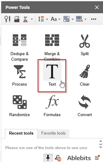 Extract Numbers from a String Using Power Tools in Google Sheets