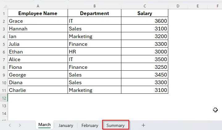 Keeping a Tab Always at the Ending or Beginning While Sorting
