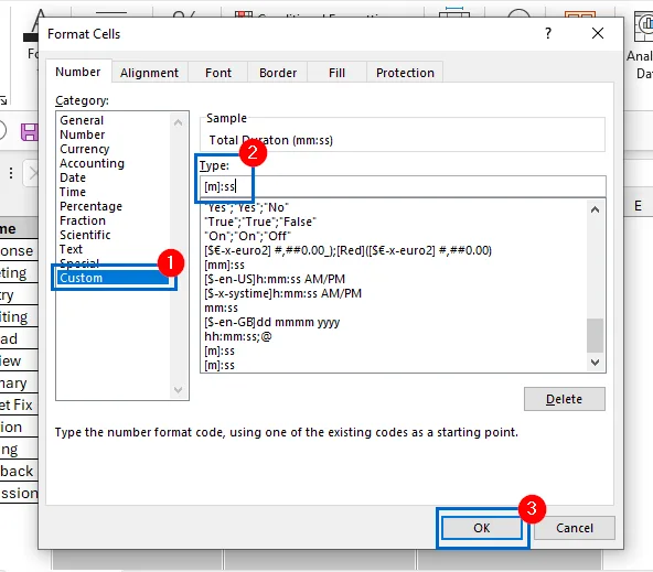 Manually Add Minutes and Seconds Using TIME function