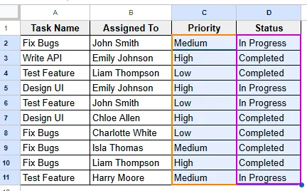 Custom Sorting Order Using Drop Down & Filter