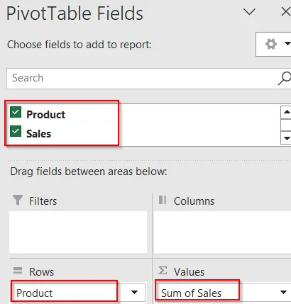 Insert a Pivot Table to Sort a Bar Chart in Reverse Order