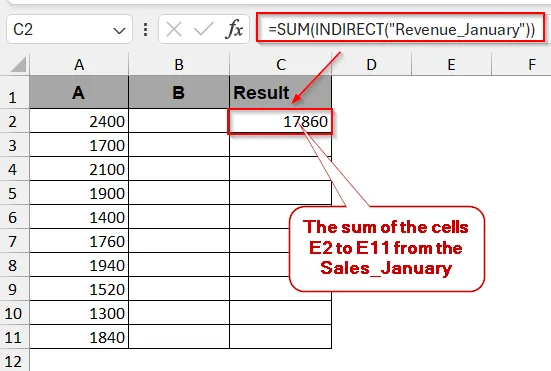 Apply Dynamic References with Named Ranges Across Sheets