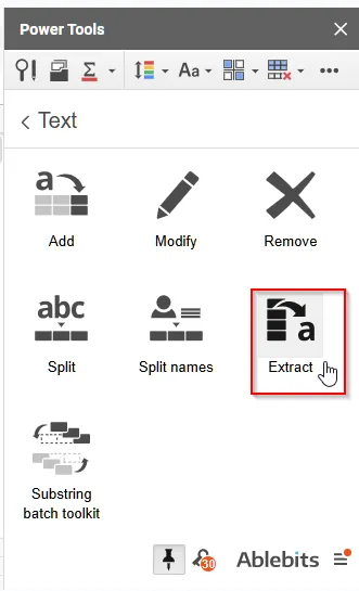Extract Numbers from a String Using Power Tools in Google Sheets