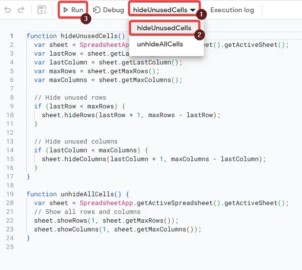 Using Google Apps Script