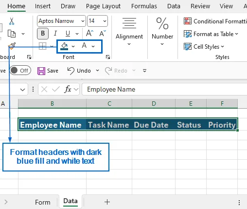 Step-by-Step Guide to Creating an Autofill Form in Excel