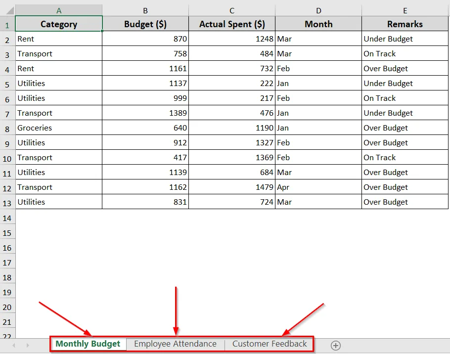 Check If the Sheet Exists in the Current Workbook