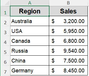 Use Excel’s Built-in Map Chart Feature