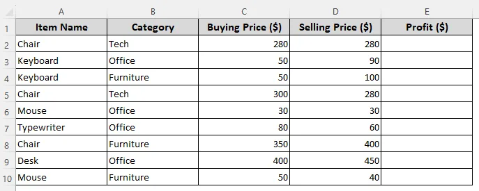Using the IF Function to Set a Cell to Blank in a Formula