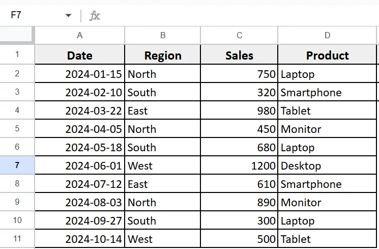 Google Sheets Query Using AND Operator