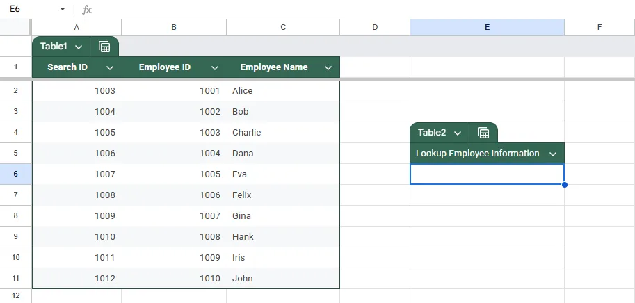 Solution to VLOOKUP Returns #N/A in Google Sheets