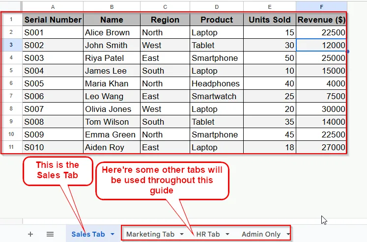 4 Suitable Options to Protect a Sheet from View in Google Spreadsheet