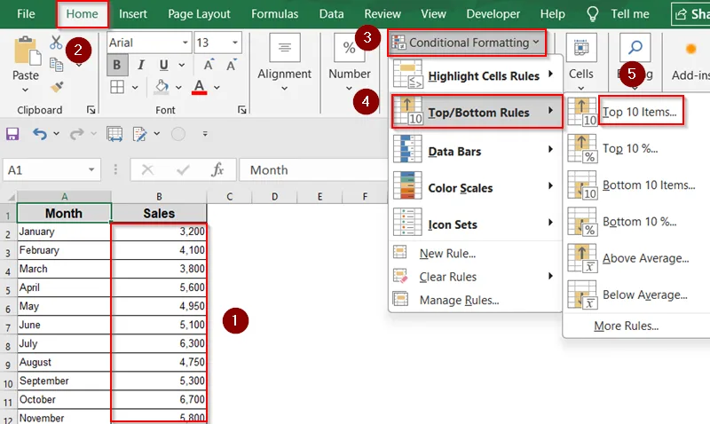 How to Highlight Highest Value in Excel (5 Suitable Ways) | Excel Insider