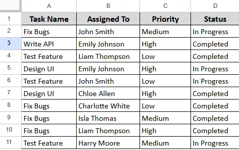 Sorting Single Column with ‘Sort Range’ Option
