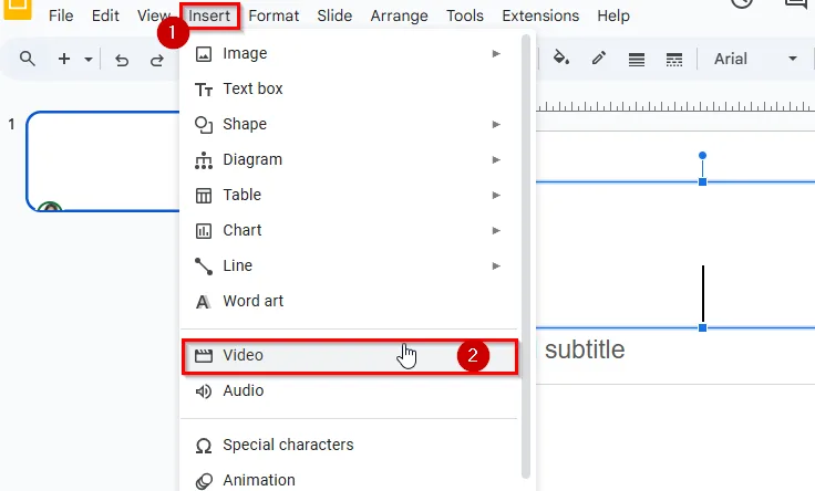 Embed a Video Using Google Drawing