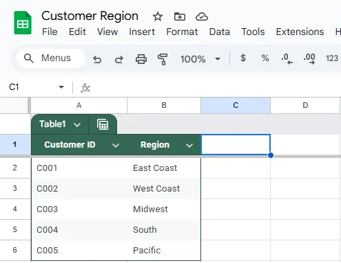 Merge Data Using VLOOKUP and IMPORTRANGE