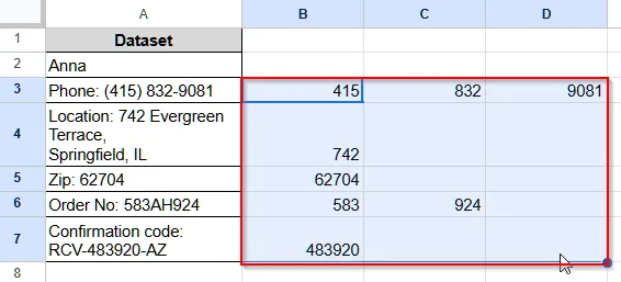 Extract Numbers from a String Using Power Tools in Google Sheets