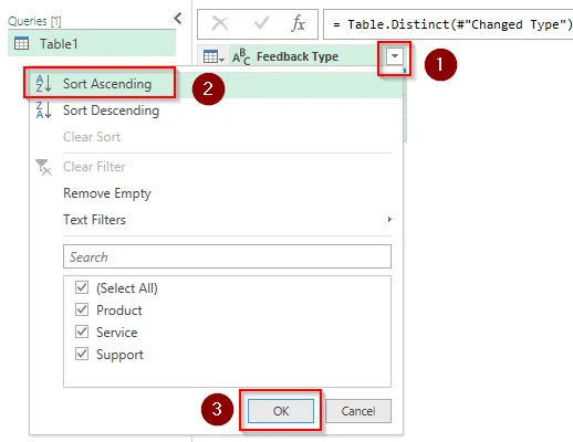 Sorting Reference Data with Power Query