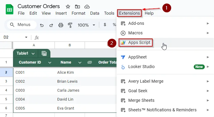 Automate Sheet Merging with Google Apps Script