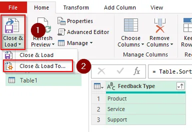 Sorting Reference Data with Power Query