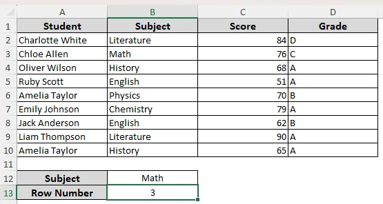Return Row Number of Match with VBA Macro