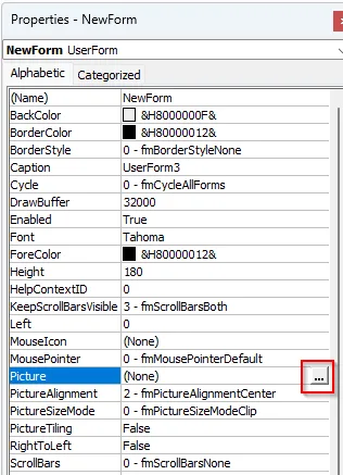 Create a Floating Table with VBA Macro