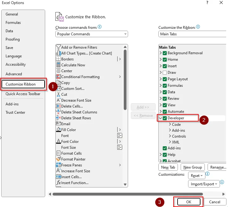 Sort Drop Down with Custom VBA Macro