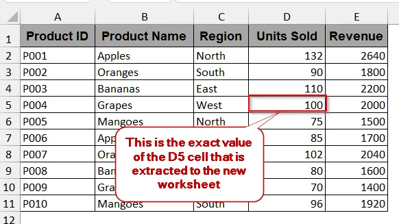 CHOOSE and INDEX as Alternative to INDIRECT Function