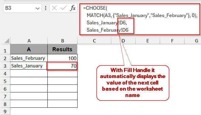 CHOOSE and INDEX as Alternative to INDIRECT Function