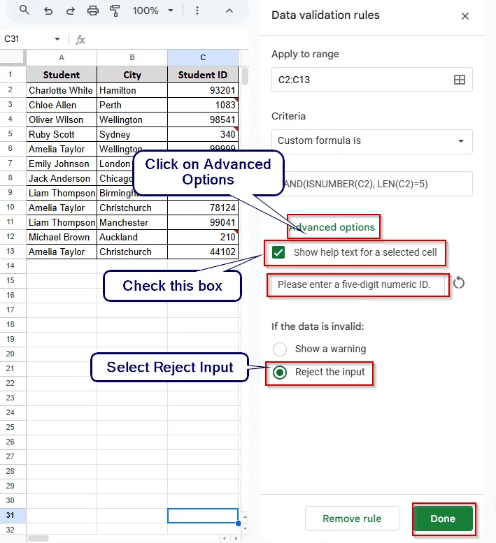 Length-Based Validation