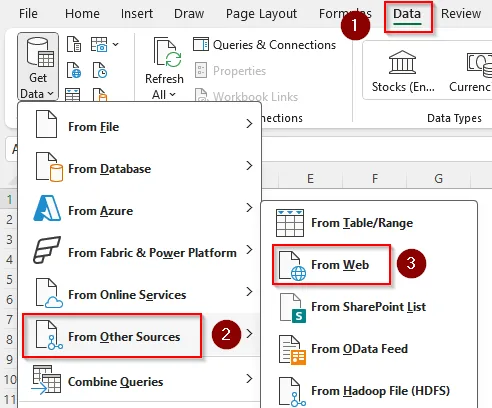 Extract Data from Website Using Power Query