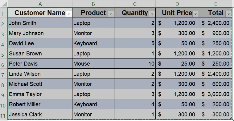 Embed Excel Table with Live Connection in PowerPoint