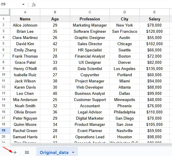 Hide Columns in Google Sheets from Certain Users Using the QUERY Function-2
