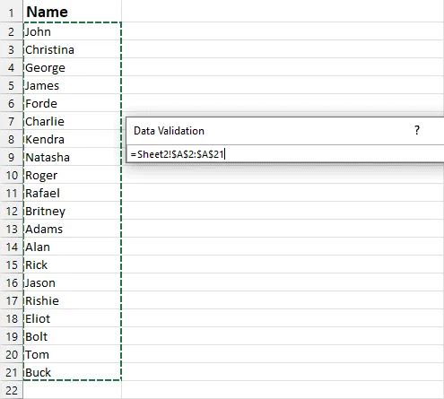 manually entering source data for validation