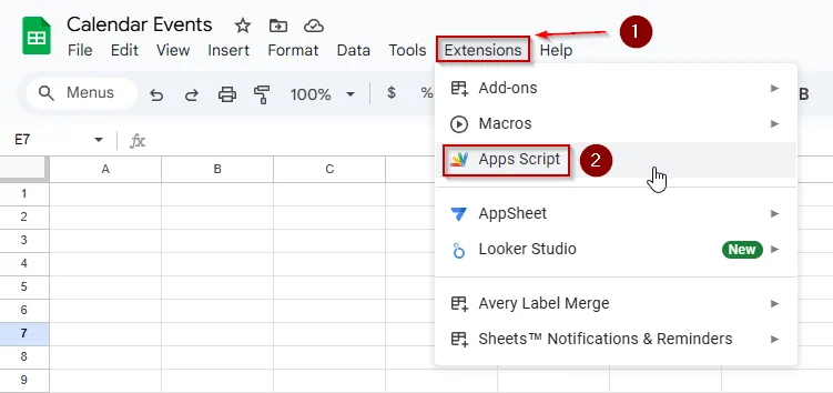 Export Google Calendar Events to Sheets Using Apps Script